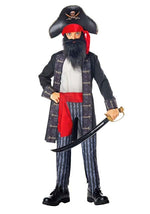 Blackbeard Pirate Costume for Boys - US 5188