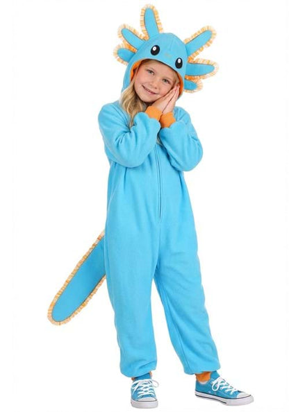 Kid's Blue Axolotl Costume - US 6405