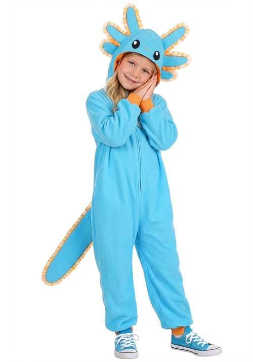 Kid's Blue Axolotl Costume - US 6405