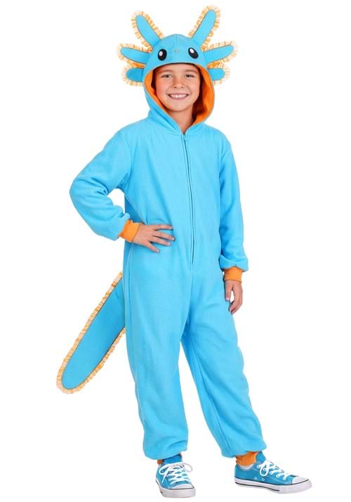 Kid's Blue Axolotl Costume - US 6405