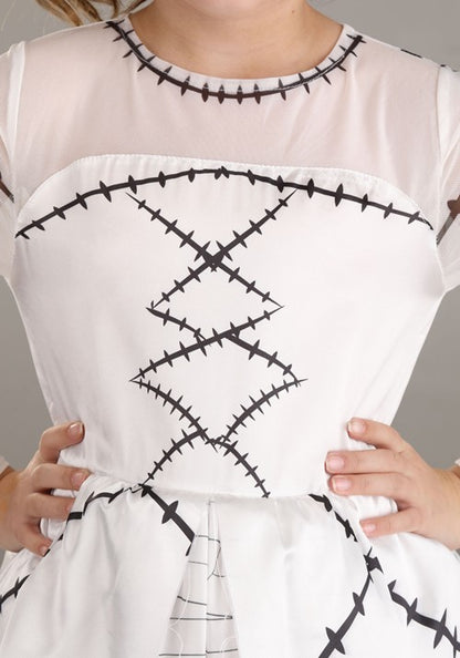 Bride of Frankenstein Costume Dress for Kid's - US 8492