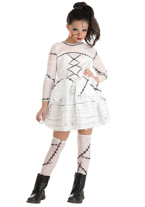 Bride of Frankenstein Costume Dress for Kid's - US 8492