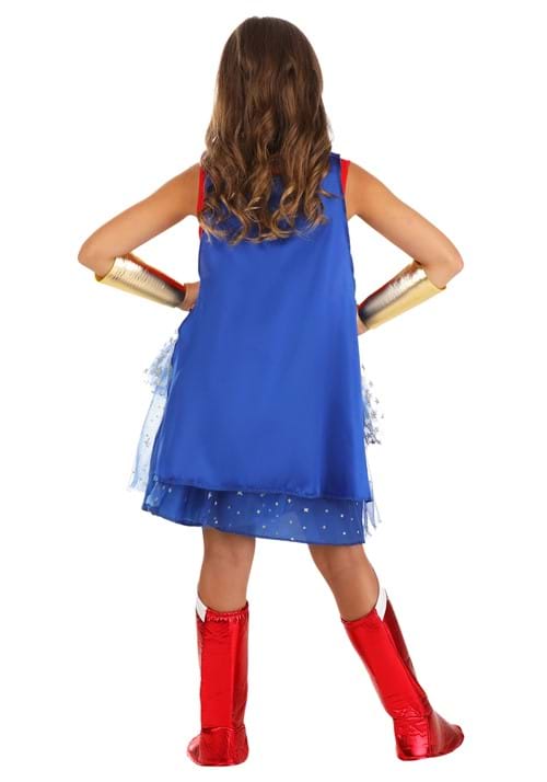 Caped Wonder Woman Costume for Girls - US 3011
