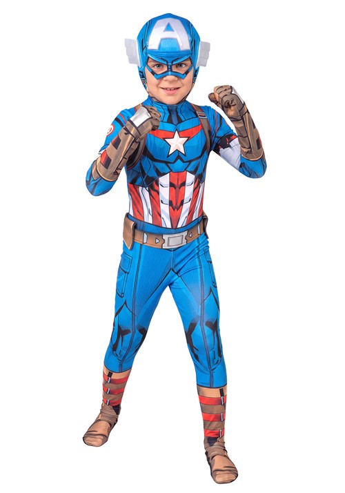 Kid's Captain America Zentai Costume - US 6106