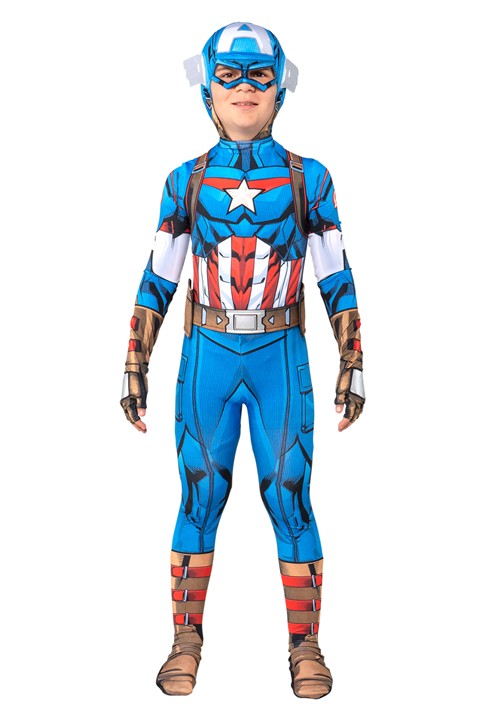 Kid's Captain America Zentai Costume - US 6106