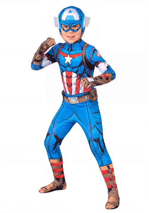 Kid's Captain America Zentai Costume - US 6106