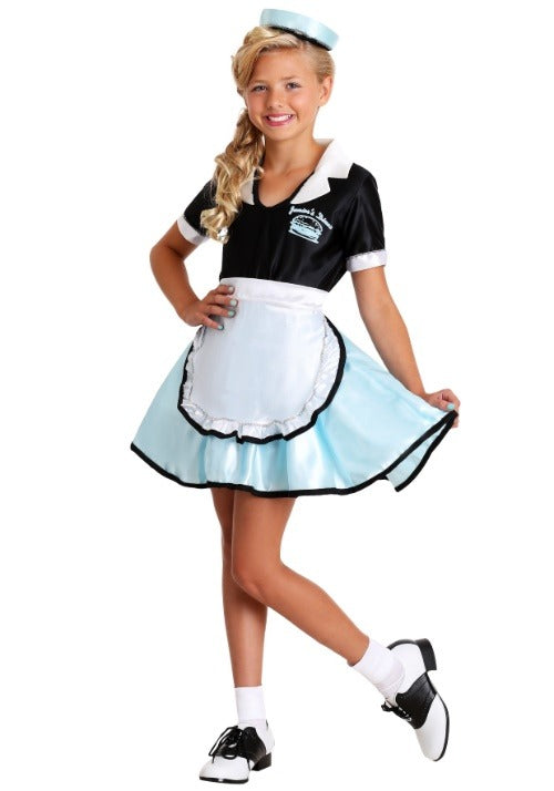 Car Hop Girl Girl's Costume - US 9577