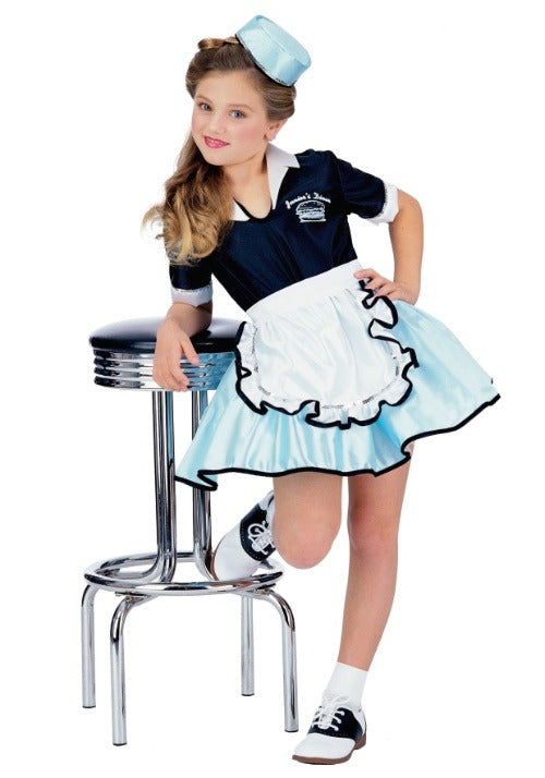 Car Hop Girl Girl's Costume - US 9577