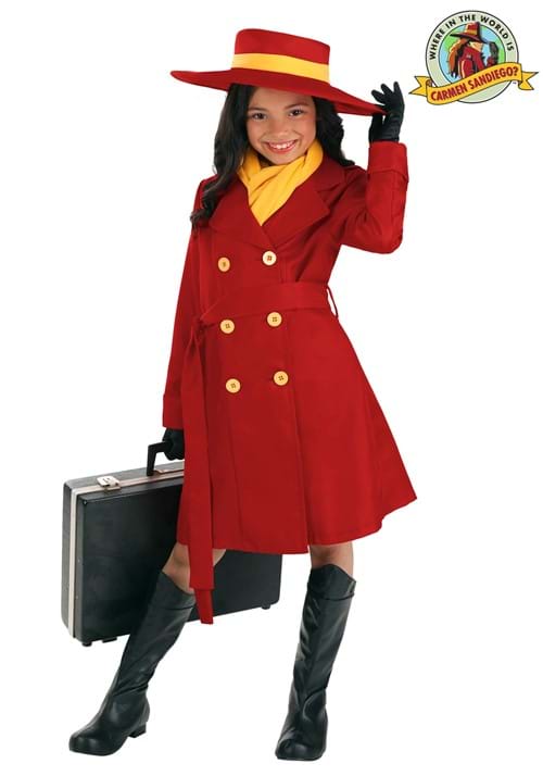 Carmen Sandiego Costume for Girls - US 5330