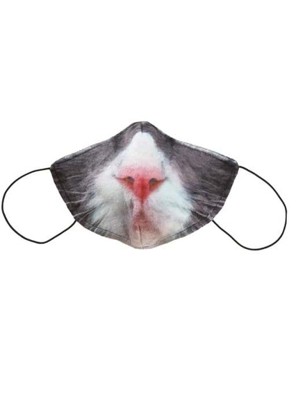 Kid's Cat Sublimated Face Mask - US 7054