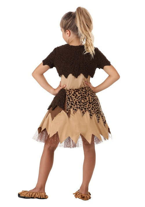 Kid's Cavegirl Costume Dress - US 2613