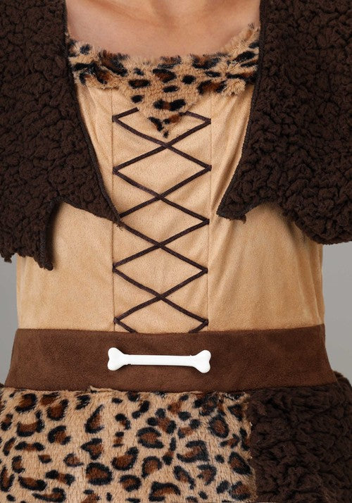 Kid's Cavegirl Costume Dress - US 2613