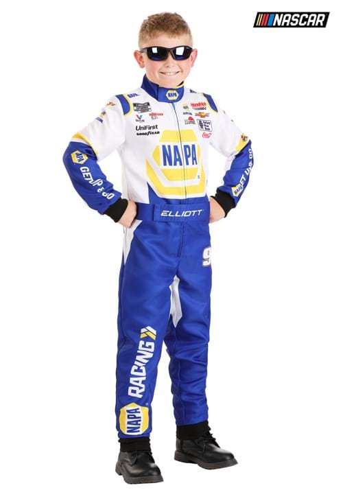 Chase Elliott New NAPA Uniform NASCAR Costume for Kids - US 6371