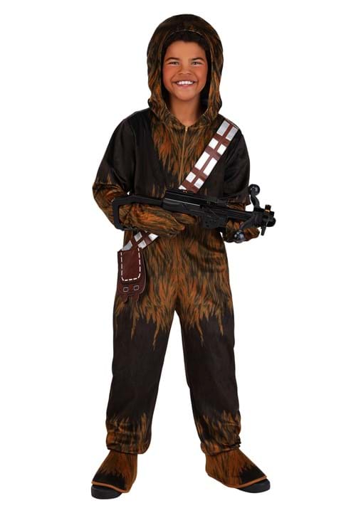 Kid's Deluxe Star Wars Chewbacca Onesie Costume - US 5859