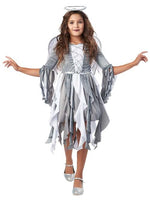 Silver Fallen Angel Costume for Girls - US 3157