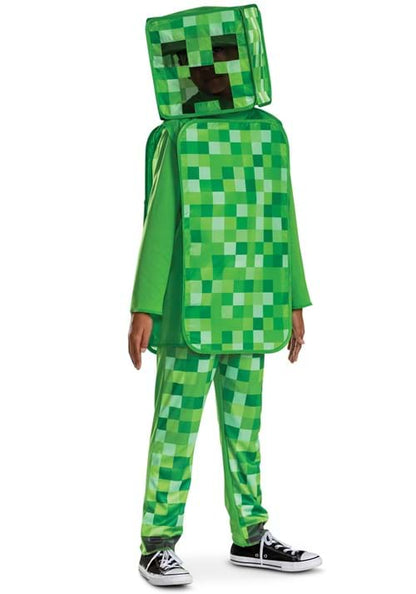 Kid's Green Minecraft Creeper 'Pop Out' Costume - US 4460