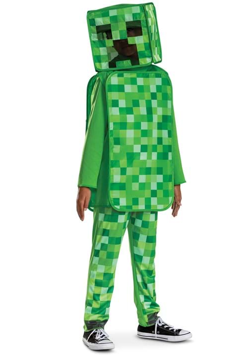 Kid's Green Minecraft Creeper 'Pop Out' Costume - US 4460