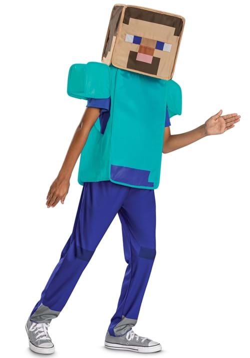 Kid's Minecraft Steve 'Pop Out' Costume - US 2258