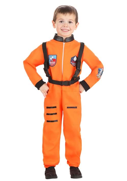 Orange Astronaut Costume for Kids - US 8261