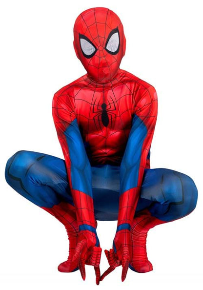 Red and Blue Spider-Man Zentai Costume for Kids - US 5625