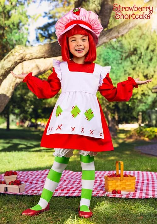Retro Strawberry Shortcake Costume for Girls - US 8568