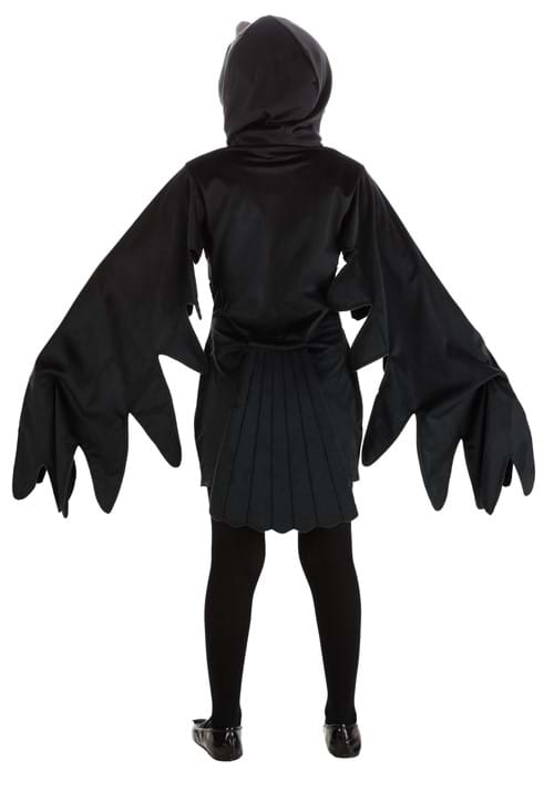 Girl's Classy Crow Costume Dress - US 1459