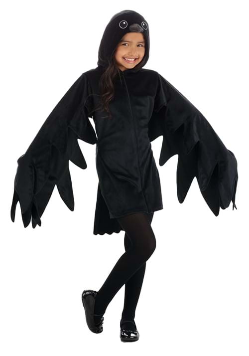 Girl's Classy Crow Costume Dress - US 1459