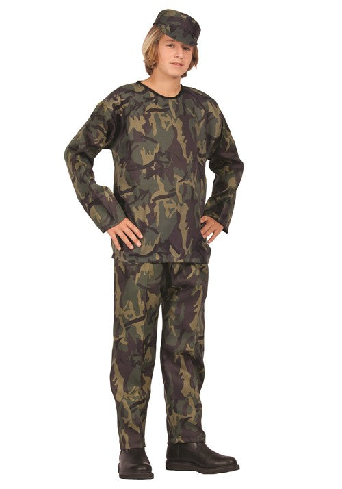 Kid's Commando Camo Costume - US 6543