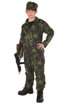 Kid's Commando Camo Costume - US 6543