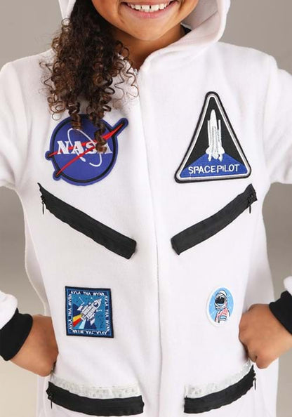 Cozy Astronaut Kid's Jumpsuit Costume - US 4835