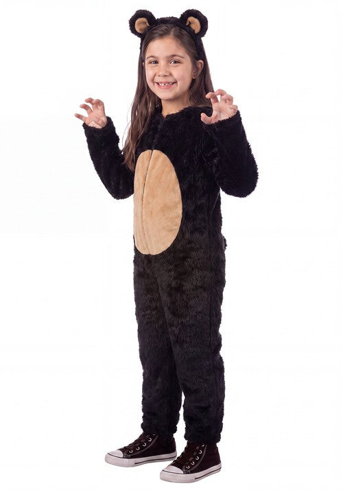 Kid's Cute Black Bear Costume - US 7980