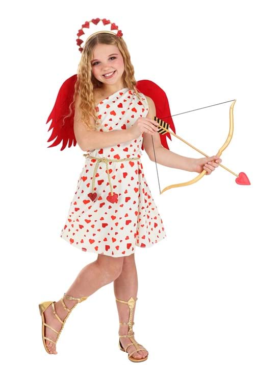 Girl's Cutie Cupid Costume Dress - US 4506
