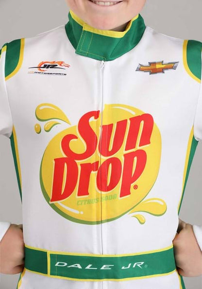 Dale Earnhardt Jr Sundrop Uniform NASCAR Costume for Kids - US 7823