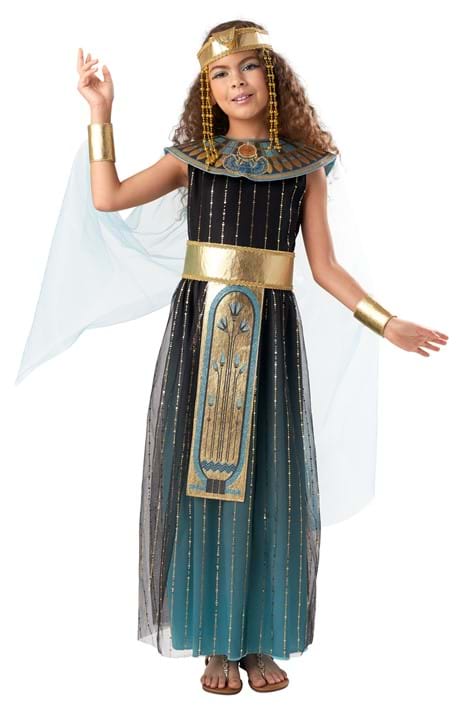 Teal Ombre Cleopatra Costume for Kids - US 2165