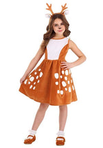 Girl's Dazzling Deer Costume - US 9470