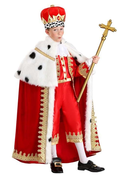 Deluxe Broadway King Costume Cape for Kids - US 5896