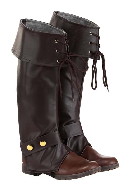Deluxe Kid's Brown Boot Tops - US 0211