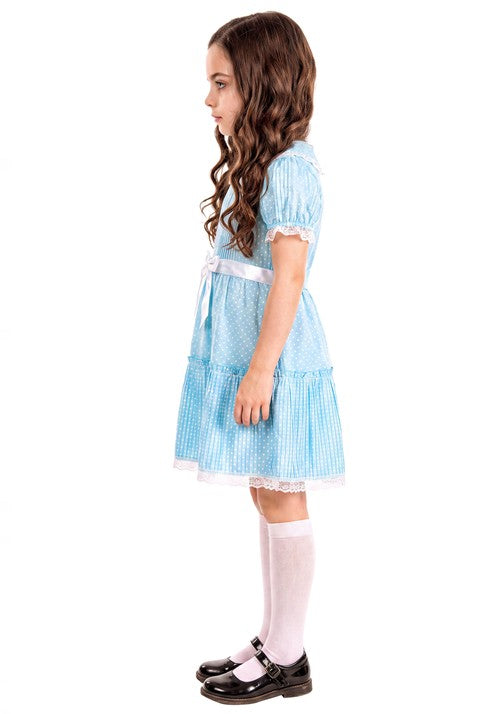Girl's Deluxe Creepy Twin Sister Costume Dress - US 9594
