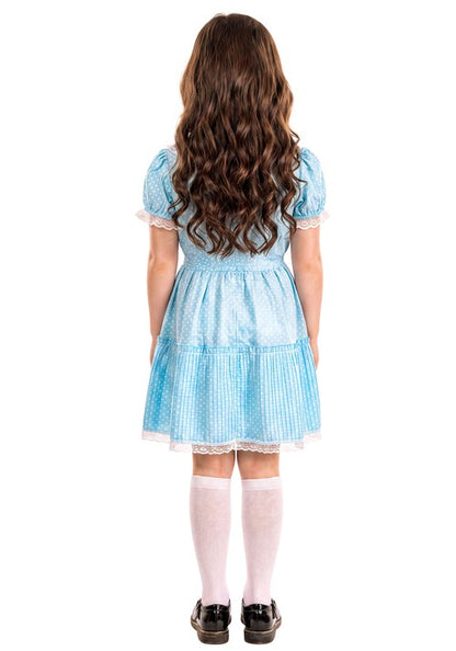 Girl's Deluxe Creepy Twin Sister Costume Dress - US 9594