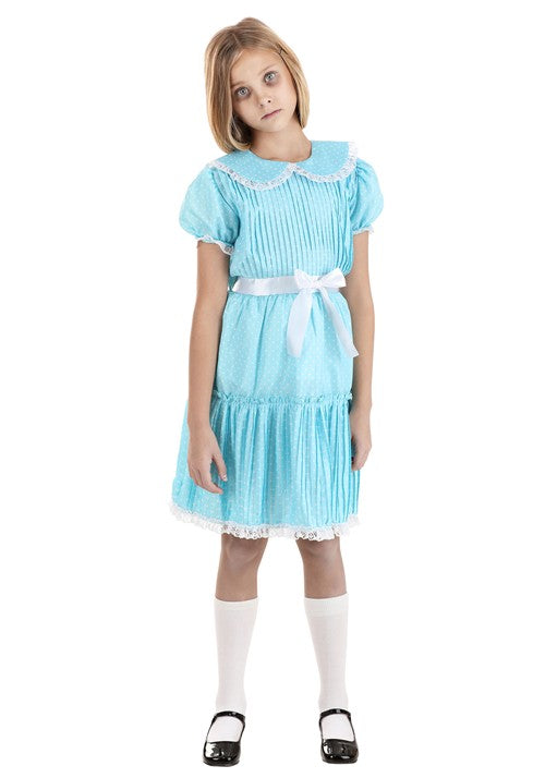 Girl's Deluxe Creepy Twin Sister Costume Dress - US 9594