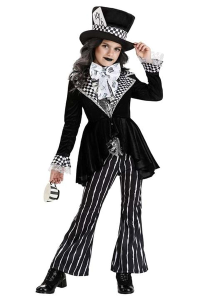 Deluxe Dark Mad Hatter Kid's Costume - US 1707