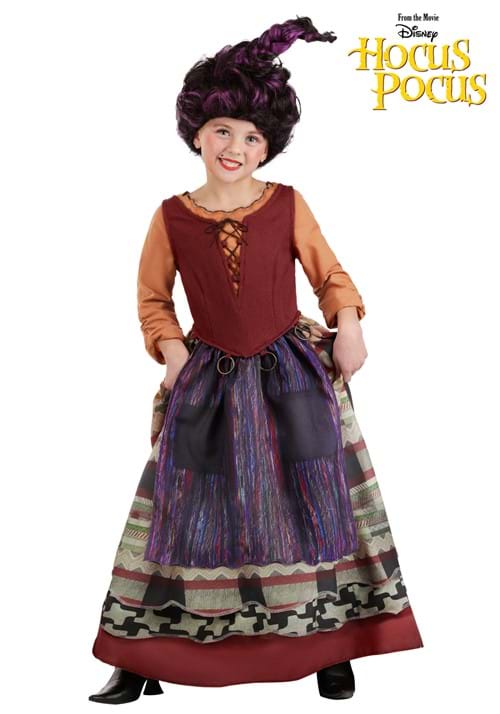 Deluxe Disney Hocus Pocus Mary Sanderson Girl's Costume - US 8402