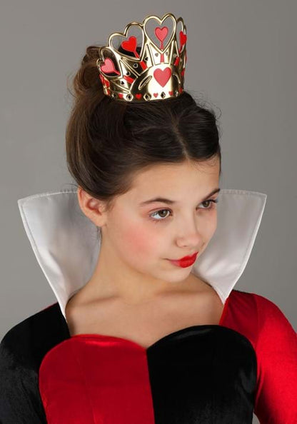 Girl's Deluxe Disney Alice in Wonderland Queen of Hearts Costume - US 5631