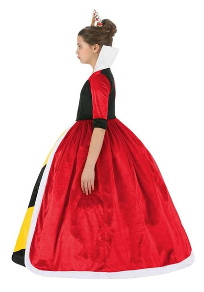 Girl's Deluxe Disney Alice in Wonderland Queen of Hearts Costume - US 5631