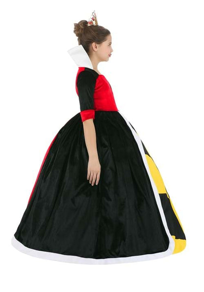 Girl's Deluxe Disney Alice in Wonderland Queen of Hearts Costume - US 5631
