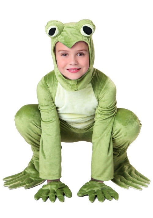 Deluxe Green Frog Kid's Costume - US 6087