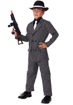 Kids Deluxe Gangster Costume - US 9701