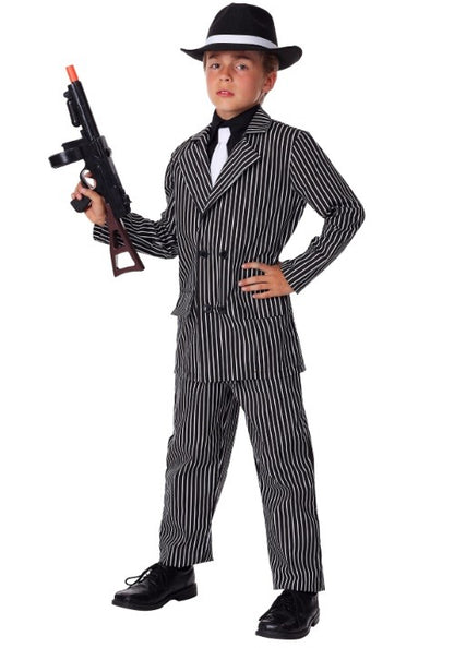 Kids Deluxe Gangster Costume - US 9701