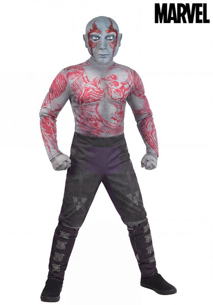 Boy's Deluxe Marvel Drax Costume - US 5187