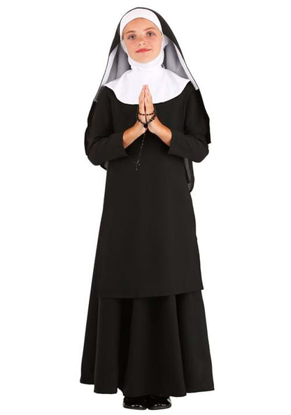 Deluxe Kid's Catholic Nun Costume - US 0571